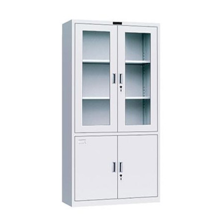 上玻下鐵對(duì)開(kāi)門文件柜（W860*D360*H1800）